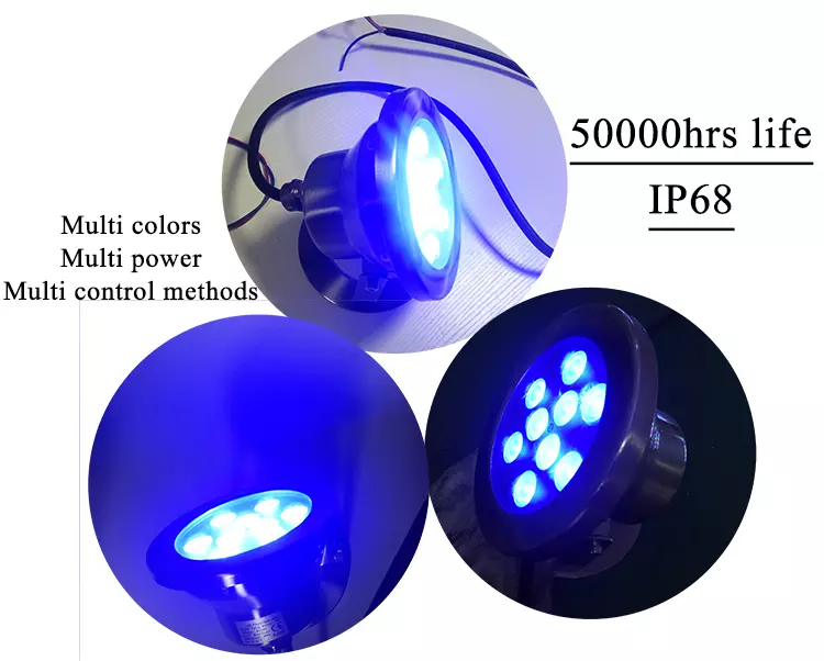 underwater light surface mount pool lights led 24v